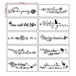 Временная татуировка «Time for love»
