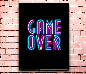 Постер «Game over» средний