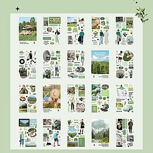 Журнал с наклейками «Travel diary»